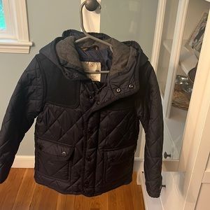 Zara Boys Navy Blue Quilted Jacket Size 5